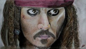 En tecknad Johnny Depp